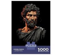 Puzzle pour Adultes 1000 Pièces Marcus Aurelius Emperor Puzzle Casse-tête Jeu pour S'amuser en Famille Interaction Parent-Enfant 52x38cm/1000pcs