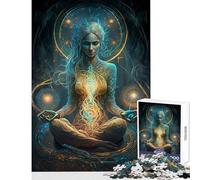 Puzzle pour Adultes 1000 pièces Méditation Gracieuse Jeu Impossible Défi Difficile Jouet éducatif Améliorer l'amour Entre Les Couples (50X75cm)