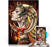 Puzzle pour Adultes 1000 pièces Mère des Dragons Jouets éducatifs d'apprentissage Décoration Murale, Cadeaux Uniques pour Anniversaire et Noël 38x26cm