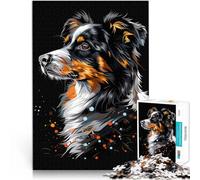 Puzzle pour Adultes 1000 pièces Miniature Berger Américain Le Puzzle Artists Collection, Beaux-Arts 10,27 po x 14,96 po pour Adolescent 14+