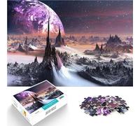 Puzzle pour Adultes 1000 pièces “Monde lointain” Fait de Papier，Convient aux 14 Ans et Plus Course de Vitesse à la Main Activités Amusantes à la Maison, Cadeaux d'anniversaire, Cadeaux de Voyage,。