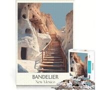 Puzzle pour Adultes 1000 pièces Monument National de Bandelier, Jeux éducatifs, décoration Murale, Cadeau d'anniversaire, Cadeau de Voyage, 38x52cm