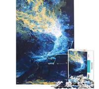 Puzzle pour Adultes 1000 pièces Motif Abstrait surréaliste Jeu de Manipulation découpe de précision Cadeau d'anniversaire Original (50x75cm)