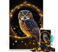 Puzzle pour adultes - 1000 pièces - Motif oiseaux et chouettes - Perfect Edge Play - Idée cadeau - Jeu pour Noël et loisirs (50 x 75 cm)