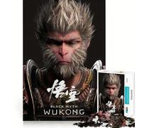 Puzzle pour Adultes 1000 pièces Mythologie Noire Wukong,Assemblage sans Couture,Jeu de Concentration,Cadeau de détente,Cadeau d'anniversaire (50x75cm)