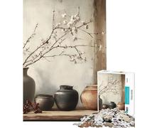 Puzzle pour Adultes 1000 pièces Nature Morte Rustique Jeux éducatifs Jouets et Jeux éducatifs Excellent Cadeau et Jouet Une œuvre d'art (Dimensions 75x50cm)