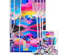 Puzzle pour Adultes 1000 pièces Natures Canvas Jeu éducatif et Stimulant pour Les 14 Ans et Plus (38x52cm)