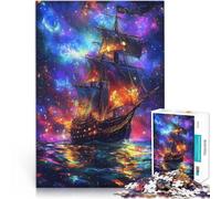 Puzzle pour Adultes 1000 pièces Naviguer à Travers Le Cosmos Réduction du Stress intéressante Œuvre d'art 75x50cm