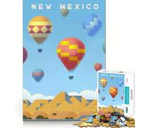 Puzzle pour Adultes 1000 pièces Nouveau-Mexique Jointure Lisse Amusant Résolution de problèmes Jeu décontracté Idéal pour Un Anniversaire ou Une activité Artistique (38x52cm)