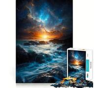 Puzzle pour Adultes 1000 pièces Odyssée Azur Découpe précise Jeu d'adresse et de réflexion Détente Cadeau Artistique de Noël (38x52cm)