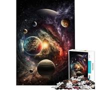 Puzzle pour Adultes 1000 pièces Odyssée Cosmique Puzzle de 1000 pièces décoration Murale défi Difficile Jeu Unique (75x50cm)