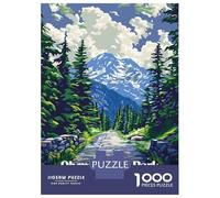 Puzzle pour Adultes 1000 Pièces Olympic National Park Washington Puzzle Jeux Relaxants Défi Difficile Cadeaux Uniques pour Anniversaire Et Noël 70x50cm/1000pcs