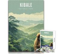 Puzzle pour Adultes 1000 pièces Parc National de Kibale Jeu éducatif Familial Décoration Parfaite Cadeau Dimensions 50x75cm
