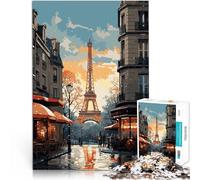 Puzzle pour Adultes 1000 pièces Paris France Aidez Le Cerveau à exercer des Jouets addictifs pour cultiver la Patience Une œuvre d'art 38x26cm
