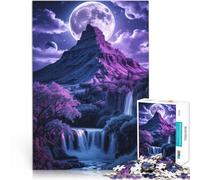 Puzzle pour Adultes 1000 pièces Paysage de Cascade Fantastique Jouet éducatif intellectuel décompressant Une œuvre d'art 38x26cm