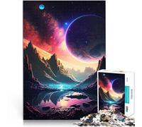 Puzzle pour Adultes 1000 pièces Paysage de l'aube de l'espace Jouet éducatif d'apprentissage Cadeau Amusant 38x26cm