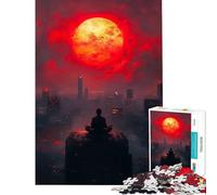 Puzzle pour Adultes 1000 pièces Paysage Urbain Jeu éducatif sur l'humanité Jeu intellectuel pour Les Joueurs exigeants Défi (Dimensions 50x75cm)