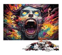 Puzzle pour Adultes 1000 pièces Peinture bionique colorée Art Jigsaw Chaque pièce est Unique - Jeu Familial Stimulant et Amusant 1000 pièces (75 x 50 cm)