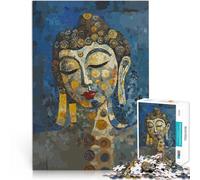 Puzzle pour Adultes 1000 pièces Peinture spirituelle de Bouddha pour Le Jeu éducatif Challenge Toy Décoration Parfaite 50x70cm