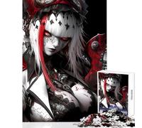 Puzzle pour Adultes 1000 pièces Personnage Gothique Anime avec Guitare Décoration intérieure Jouet Cadeau d'anniversaire Jeu Pratique pour Jouer en Famille Dimensions 38x26cm