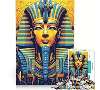 Puzzle pour Adultes 1000 pièces Pharaon Ramsès II Jeu éducatif Difficile Cadeau Unique pour Un Anniversaire ou Noël 38x26cm