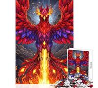 Puzzle pour Adultes 1000 pièces Phénix renaissant de Ses Cendres Jeu Impossible éducatif et Anti-Stress pour renforcer Les Liens du Couple (50x75cm)