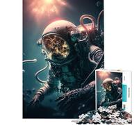 Puzzle pour Adultes 1000 pièces Plongée dans l'inconnu Jeu éducatif et ludique pour Toute la Famille (Dimensions 50x75cm)