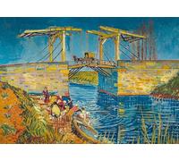 Puzzle pour Adultes 1000 pièces Pont Langlois à Arles avec Femmes 70 x 50 cm Puzzles pour Adultes Jeu éducatif Défi Jouets 1000 pièces Puzzles pour Adulte Enfants