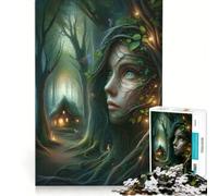 Puzzle pour Adultes 1000 pièces, Poster en métal Murmure éthéré, Jeu Impossible, Passe-Temps idéal Pendant Les Vacances, Cadeau Unique pour Un Anniversaire ou Noël 38x52cm