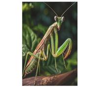 Puzzle pour Adultes 1000 Pièces Praying Mante Religieuse Puzzles en Bois Créatifs-Jeu Pratique -Décoration Familiale 78×53cm
