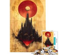 Puzzle pour Adultes 1000 pièces Puissance céleste Minimalisme Activités Amusantes à la Maison Vacances à la Maison Tuer Le Temps Jeux Amusants pour Les 14 Ans et Plus (50x75cm)