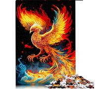 Puzzle pour Adultes 1000 pièces Puzzle en Bois de phénix Flamme pour Adultes et Enfants à partir de 12 Ans Bon Cadeau pour Adultes et Enfants Taille : 50 x 75 cm