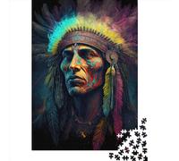 Puzzle pour Adultes 1000 Pièces, Puzzle Indien, Puzzle Rectangle Créatif, Jeu de Décompression, 1000 Pièces (38x26cm)