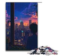 Puzzle pour Adultes 1000 pièces Puzzle « Regarder au Loin » Chaque pièce est Unique Jeu Familial Stimulant et Amusant 1000 pièces (38 x 26 cm)