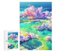 Puzzle pour adultes 1000 pièces puzzles pour adolescents Island Sky Dreamscape Puzzles Jouets Décoration murale Motif Assemblage parent-enfant 1000 pièces