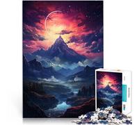 Puzzle pour Adultes 1000 pièces Rayonnement Astral Compétition de Vitesse Manuelle avec des pièces de Formes aléatoires entièrement imbriquées 75x50cm