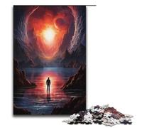Puzzle pour Adultes 1000 pièces « Regarder Le Monde Seul » 14 Puzzle Papier Jeu éducatif Défi Jouet 1000 pièces (38 x 26 cm)