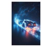 Puzzle pour Adultes 1000 pièces Retour vers Le Futur Jeu éducatif Défi Jouet Puzzles pour Adultes Enfants-50x70cm