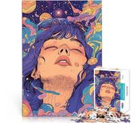 Puzzle pour Adultes 1000 pièces Rêve Cosmique Difficile à réaliser mais Amusant et Humoristique Décoration Parfaite 75x50cm