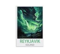 Puzzle pour Adultes 1000 pièces, Reykjavik Islande, Puzzle en Papier 1000 pièces, Jeu de décompression pour Adultes, 70 x 50 cm