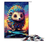 Puzzle pour Adultes 1000 pièces Robot Hérisson par SplattersLots de Puzzles colorés épais Jeux Jouets Cadeau Convient pour la décoration de Bureau 75x50cm