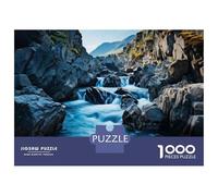 Puzzle pour Adultes 1000 Pièces Rocky Mountain Stream Puzzles pour Adultes Cadeau d'anniversaire Difficile Et Stimulant Cadeaux d'anniversaire Uniques 70x50cm/1000pcs