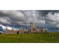 Puzzle pour Adultes, 1000 pièces, Ross Errilly Friary, Comté de Galway, Irlande,38x52cm