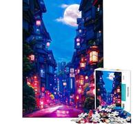 Puzzle pour Adultes 1000 pièces Rues de néon Puzzle 1000 pièces Jouet éducatif Améliore la mémoire Cadeau d'anniversaire Cadeaux (50x75cm)
