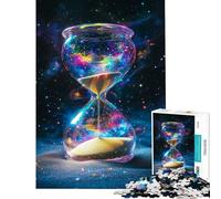 Puzzle pour Adultes 1000 pièces Sablier Cosmique Niveau de difficulté élevé Jeu Amusant à partir de 14 Ans (38x52cm)