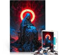 Puzzle pour Adultes 1000 pièces Sainte Marie avec l'agneau pour Le Jeu éducatif Challenge Toy décoration Murale 50x70cm