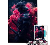 Puzzle pour Adultes 1000 pièces Samurai in Bloom Jeux relaxants Jouets Jeux éducatifs Cadeau d'anniversaire Amusant et Humoristique (Dimensions 50x75cm)