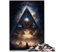 Puzzle pour Adultes 1000 pièces Secrets de la Pyramide en Carton de qualité supérieure à emboîtement précis pour Adultes et Famille 26 x 38 cm