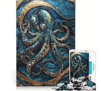 Puzzle pour Adultes 1000 pièces Secrets d'or de l'art Profond, Jeu éducatif, Difficile, Cadeau Unique d'anniversaire et de Noël 38x52cm