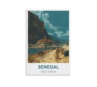 Puzzle pour Adultes 1000 pièces, Sénégal, Afrique de l'Ouest, Puzzle en Papier 1000 pièces, Jeu de détente pour Adultes, 70 x 50 cm